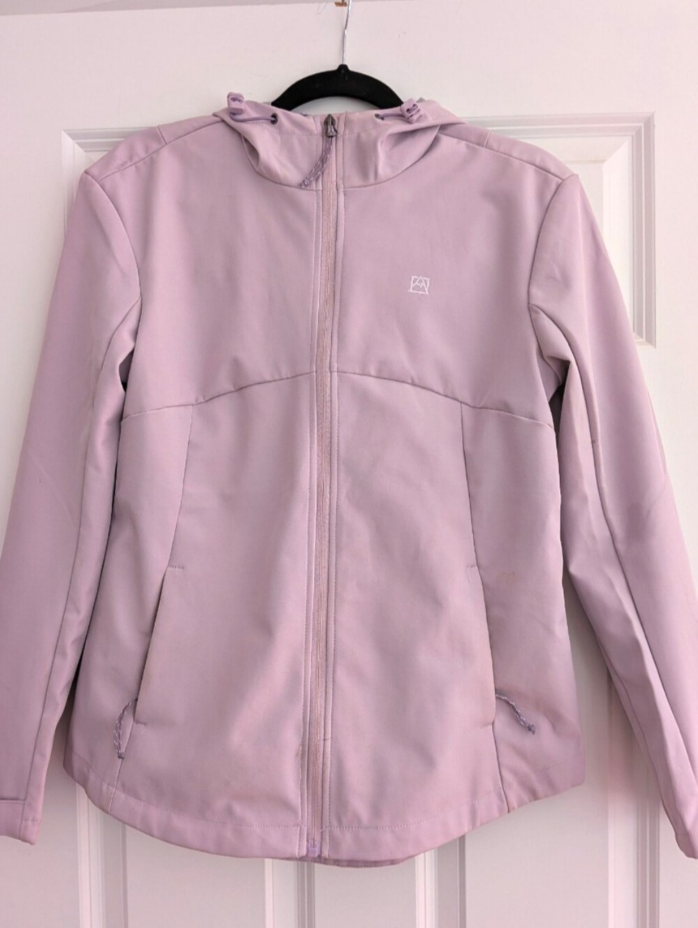 Avalanche Lilac Hooded Utility Softshell Rain Jacket Small